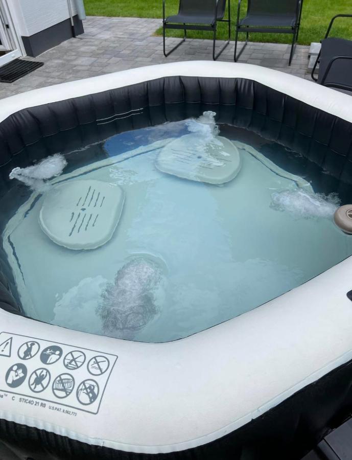 Haushalfte Mit Garten, Kamin, Grill & Whirlpool Nahe Ber Villa Berlin Kültér fotó